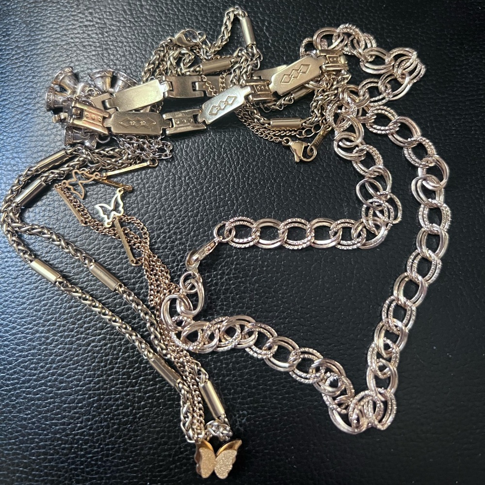 Planet Gold Chunky Gold Necklace Statement Jewelry